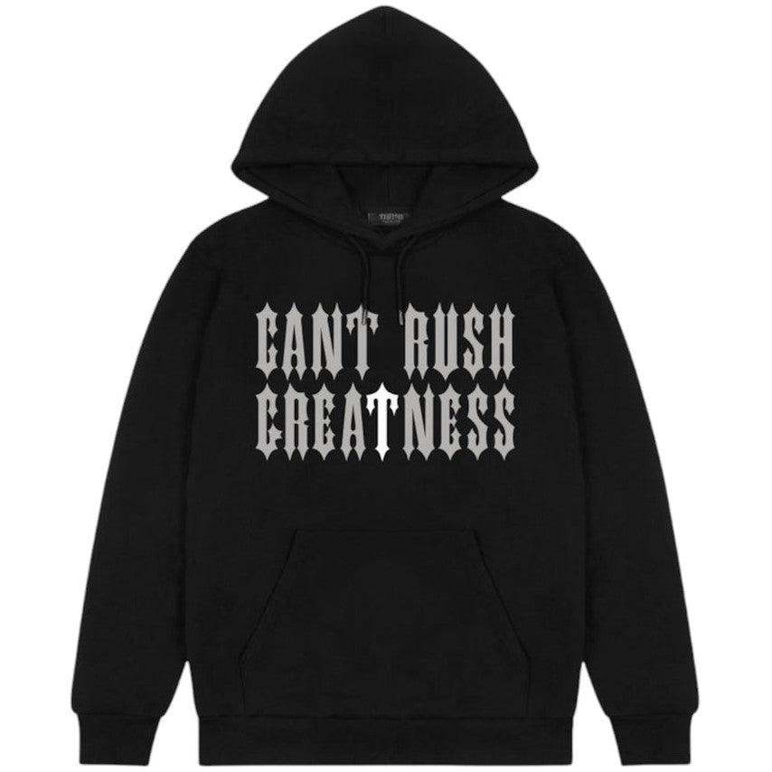 Hoodie – Trapstar x Cant Rush Greatness (Black)