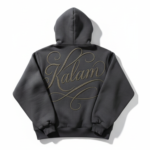 Kalam Signature Embroidered Hoodie