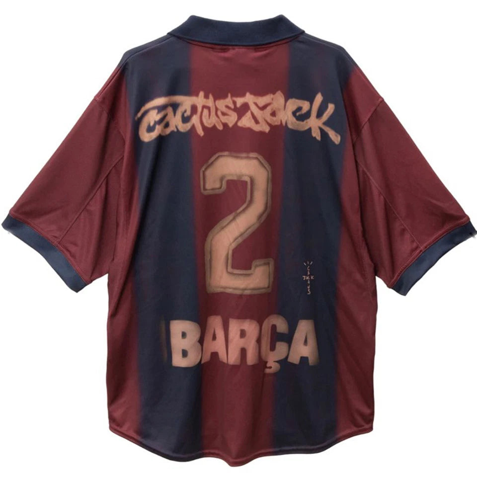 Travis Scott X Nike X Barcelona Retro Skeleton Jersey