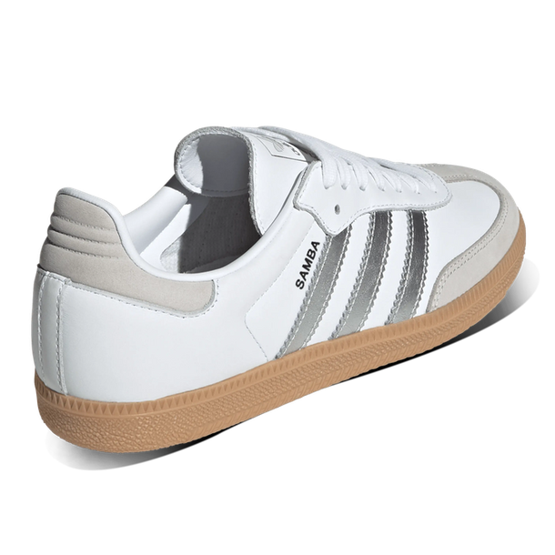 Adidas Samba OG White Silver Metallic Gray